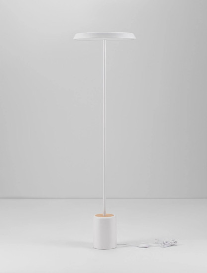 Nova Luce LED Stehleuchte Ophelia 27W warmweiss 3000K Weiß Holz Metall 135cm 9695325
