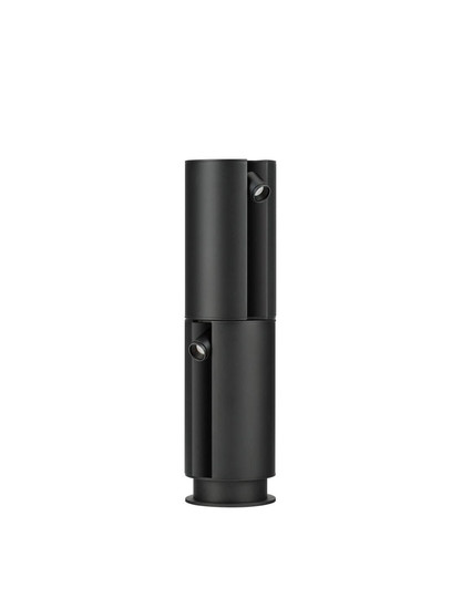 Nova Luce LED Wegeleuchte Taglio schwenkbar 5W warmweiss 3000K IP65 salzwasserfest Schwarz Aluminium 45cm 9695506