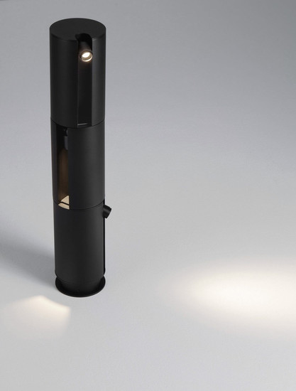Nova Luce LED Wegeleuchte Taglio schwenkbar 8W warmweiss 3000K IP65 salzwasserfest Schwarz Aluminium 65cm 9695507