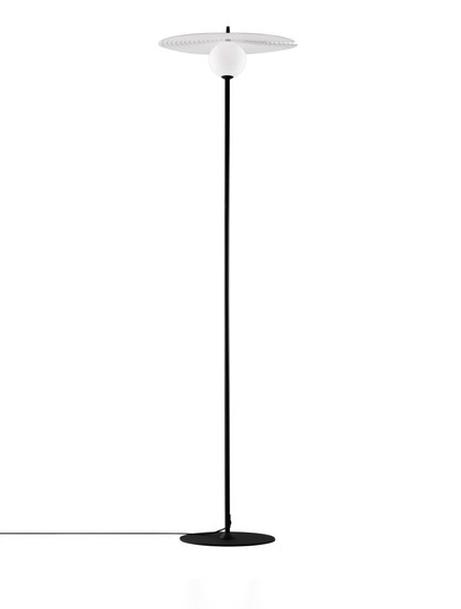 Nova Luce Stehleuchte Reflet schwenkbar G9 Schwarz Weiß Stahl 162cm 9780107