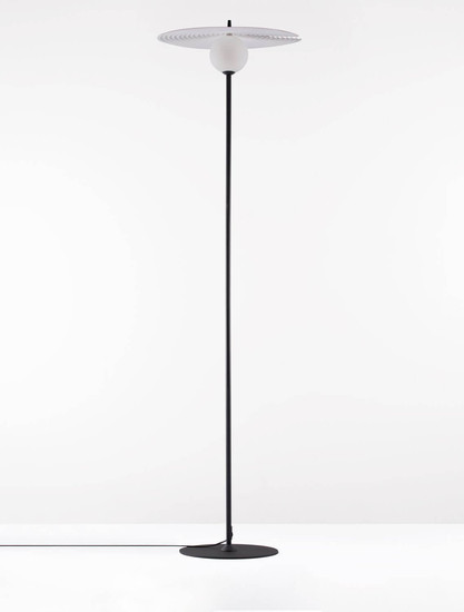 Nova Luce Stehleuchte Reflet schwenkbar G9 Schwarz Weiß Stahl 162cm 9780107