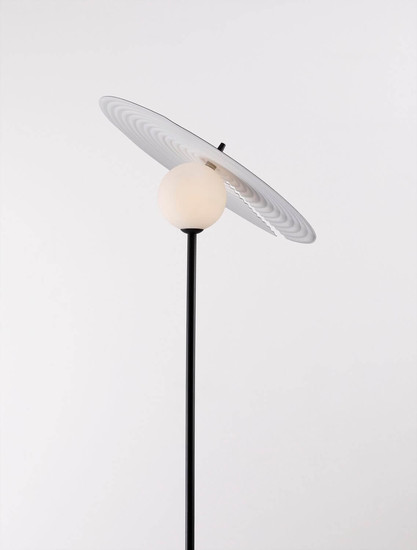 Nova Luce Stehleuchte Reflet schwenkbar G9 Schwarz Weiß Stahl 162cm 9780107