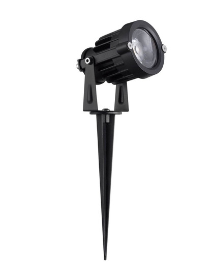 Nova Luce LED Erdspießleuchte Quick schwenkbar 7W warmweiss 2700K IP65 Schwarz Aluminium 11cm 9844057