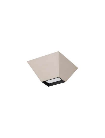 Nova Luce LED Deckenleuchte Utopia 9W warmweiss 3000K Beige Stahl Aluminium 15x15cm 9870042
