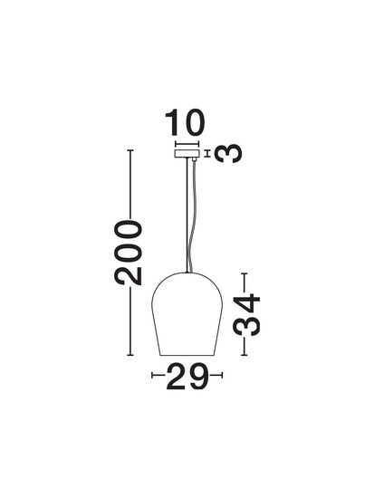 Nova Luce Pendelleuchte Omio E27 Rot Beton Ø29cm 9919100