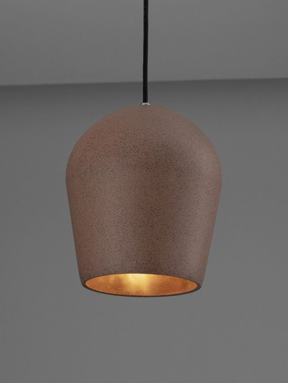 Nova Luce Pendelleuchte Omio E27 IP55 Rot Beton Ø20cm 9919101
