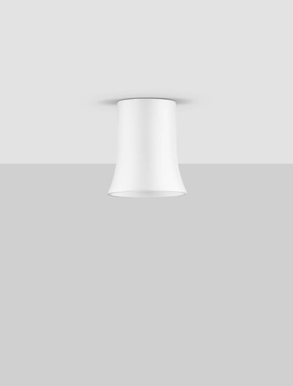 Nova Luce Deckenleuchte Aku GU10 Weiß Gips Ø9,5cm 9919110