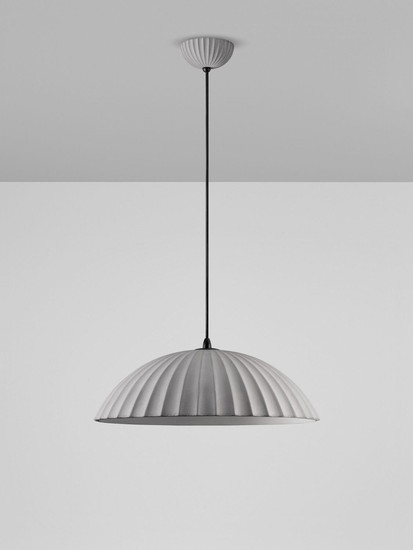 Nova Luce Pendelleuchte Ammos E27 Grau Beton Ø50cm 9919115