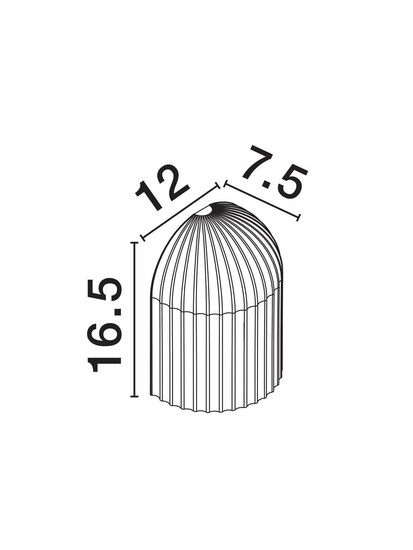 Nova Luce Wandleuchte Ammos GU10 Weiß Gips 16,5x12cm 9919116