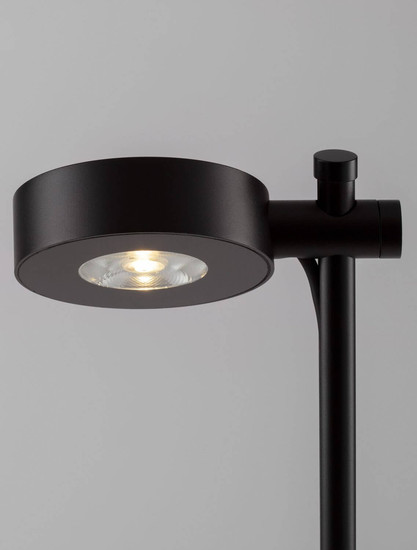 Nova Luce LED Wegeleuchte Dyol drehbar 7W warmweiss 3000K IP65 salzwasserfest Schwarz Aluminium 102cm 9923400