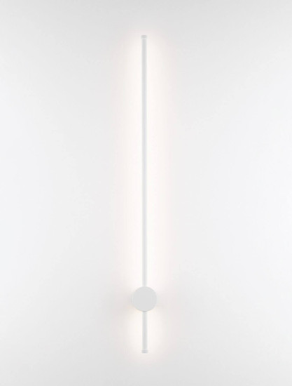 Nova Luce LED Außen-Wandleuchte Ridge 19W warmweiss 3000K IP65 salzwasserfest Weiß Aluminium 97x8cm 9923407