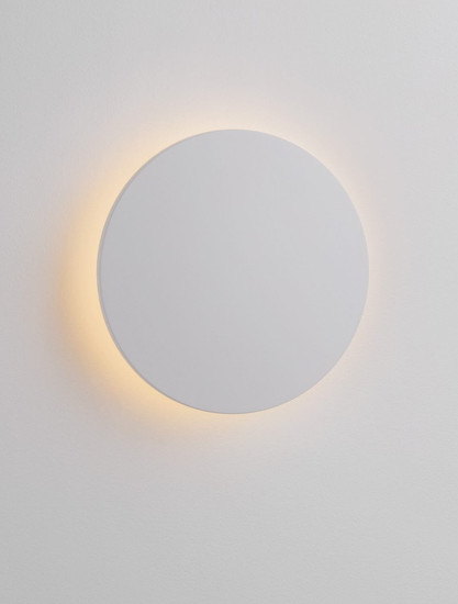 Nova Luce LED Außen-Wandleuchte Copper 9W warmweiss 3000K IP65 salzwasserfest Weiß Aluminium Ø18cm 9923413