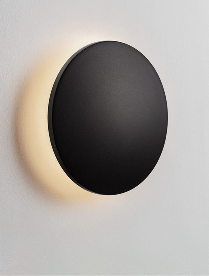 Nova Luce LED Außen-Wandleuchte Copper 9W warmweiss 3000K IP65 salzwasserfest Schwarz Aluminium Ø18cm 9923414