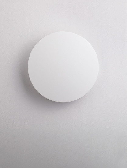 Nova Luce LED Außen-Wandleuchte Copper 12W warmweiss 3000K IP65 salzwasserfest Weiß Aluminium Ø24cm 9923415