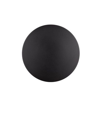 Nova Luce LED Außen-Wandleuchte Copper 12W warmweiss 3000K IP65 salzwasserfest Schwarz Aluminium Ø24cm 9923416