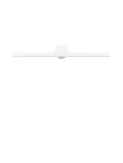 Nova Luce LED Außen-Wandleuchte Breggo 12W warmweiss 3000K IP54 Weiß Aluminium 61x10cm 9923419