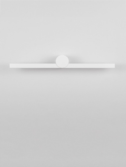Nova Luce LED Außen-Wandleuchte Breggo 12W warmweiss 3000K IP54 Weiß Aluminium 61x10cm 9923419