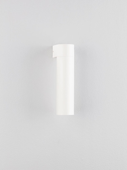 Nova Luce LED Außen-Wandleuchte Lusy 5W warmweiss 3000K IP65 salzwasserfest Weiß Aluminium Ø5cm 9971458