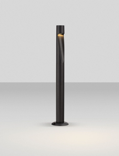 Nova Luce LED Wegeleuchte Nooi 6W warmweiss 3000K IP65 salzwasserfest Anthrazit Aluminium 60cm 9971467