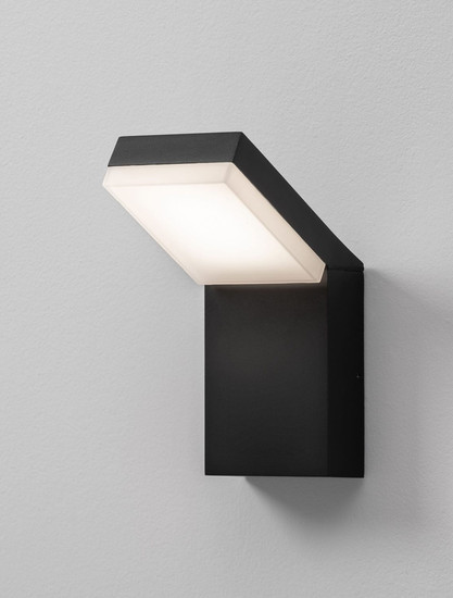Nova Luce LED Außen-Wandleuchte Farge 12W warmweiss 3000K IP65 salzwasserfest Anthrazit Aluminium 22x16,5cm 9971477