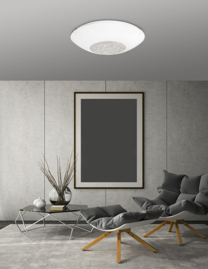 Nova Luce ERA Deckenleuchte E27 2-fach Weiß 8x30cm dimmbar 6311801