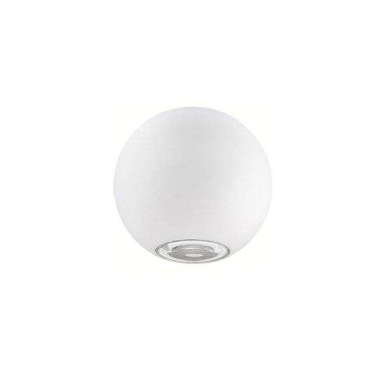 Nova Luce COMO LED Wandleuchte Weiß 2x5W IP54 Warmweiss 11x11x8,5cm 726217