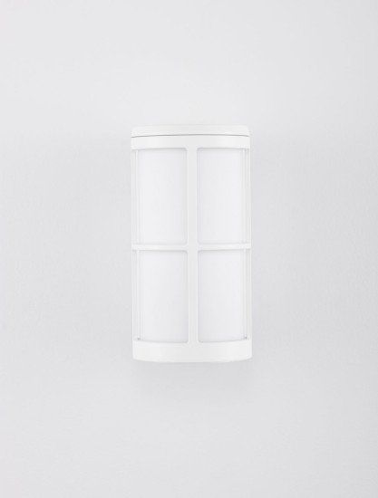 Nova Luce STONE Wandleuchte E27 Weiß 12W IP54 12x15x23cm 9002850