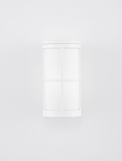 Nova Luce STONE Wandleuchte E27 Weiß 12W IP54 12x15x23cm 9002850