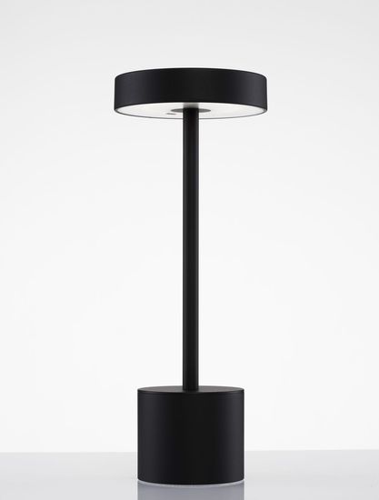Nova Luce FUMO LED Tischleuchte Schwarz 2W IP54 Warmweiss 11,8x11,8x30cm 9002864