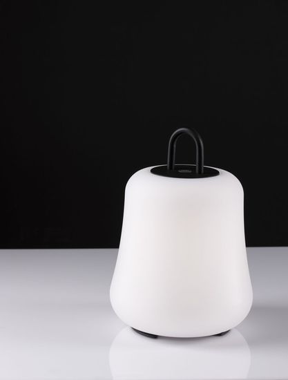 Nova Luce JIGRA LED Dekorative Stehleuchte Schwarz 2W IP54 Warmweiss 16x16x22cm dimmbar 9002877