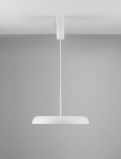 Nova Luce LINUS LED Pendelleuchte Weiß 40W Warmweiss 150x45cm dimmbar 9005648
