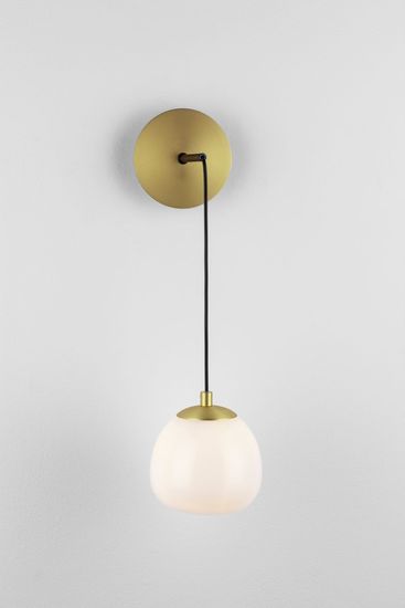 Nova Luce THE EGG Wandleuchte G9 Gold 13x20x40cm dimmbar 9009262