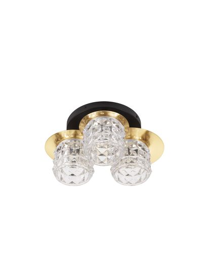 Nova Luce LAWAN Deckenleuchte G9 3-fach Gold 20x36cm dimmbar 9009293