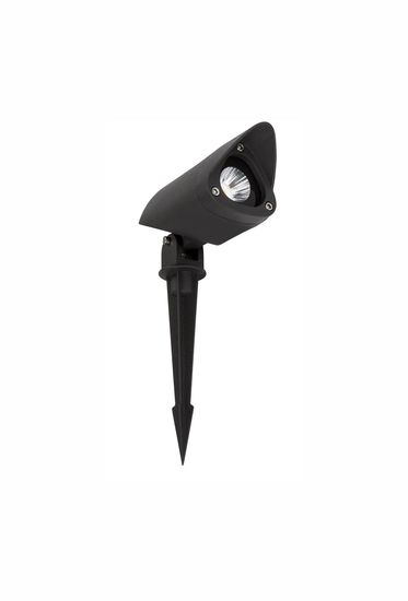 Nova Luce INSIDE LED Spießleuchte Schwarz 7W IP65 Warmweiss 6,5x13x24-31cm 9010002