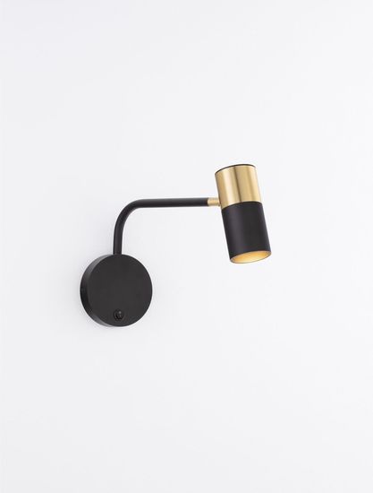 Nova Luce PONGO Wandleuchte GU10 Schwarz 18x10,5cm dimmbar 9010221