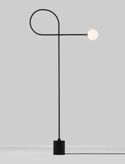 Nova Luce DEDALO Stehlampe G9 Schwarz 150x10cm 9010224