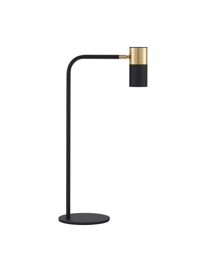 Nova Luce PONGO Tischleuchte GU10 Schwarz 55x16cm dimmbar 9010225