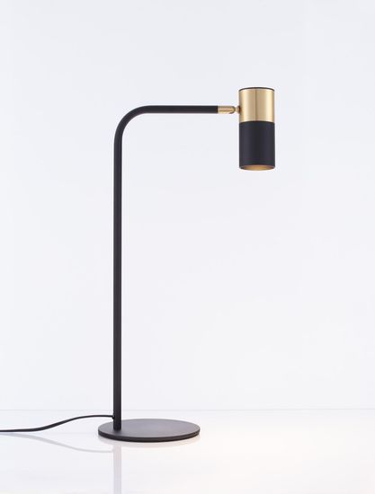 Nova Luce PONGO Tischleuchte GU10 Schwarz 55x16cm dimmbar 9010225