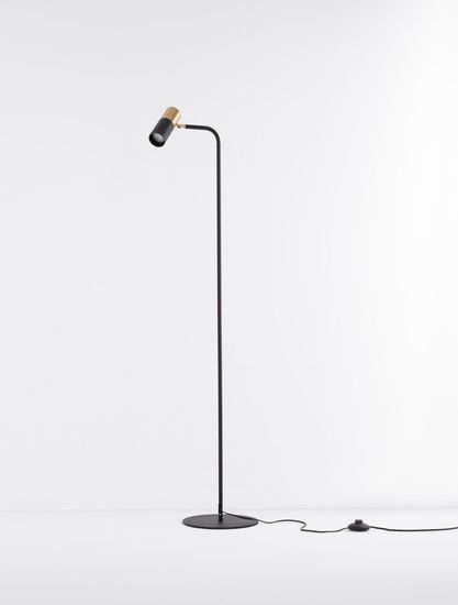 Nova Luce PONGO Stehlampe GU10 Schwarz 135x25cm dimmbar 9010226