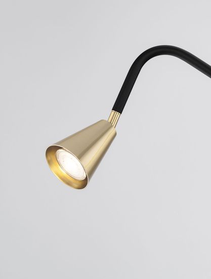 Nova Luce GEKO Stehlampe GU10 Schwarz 157x7,5cm 9010227