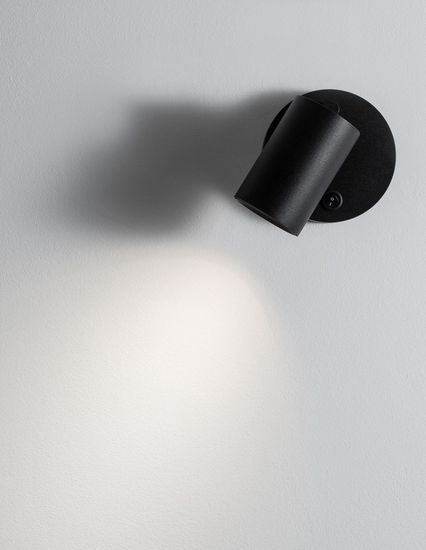 Nova Luce NET Wandleuchte GU10 Schwarz 10,5x5,7cm dimmbar 9011922