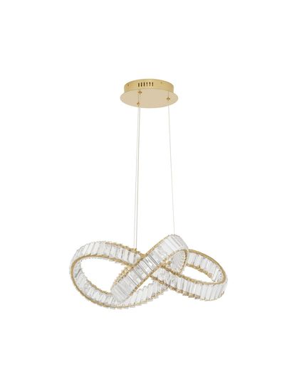 Nova Luce CONCETO LED Pendelleuchte Gold 49W Neutralweiss 120x60cm dimmbar 9019722