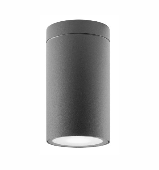 Nova Luce CERISE Deckenleuchte GU10 Grau 7W IP54 6x6x10,5cm dimmbar 9020021