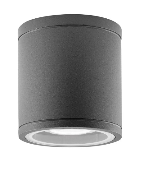 Nova Luce CERISE Deckenleuchte GU10 Grau 7W IP54 9x9x9cm dimmbar 9020061
