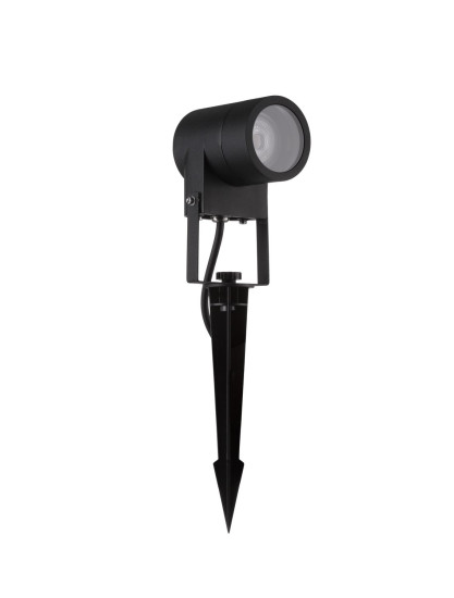 Nova Luce VIDA Spießleuchte GU10 Schwarz 10W IP65 7x9,5x21cm dimmbar 9026128