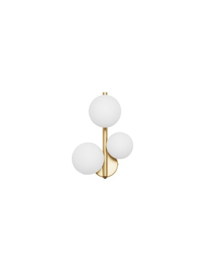 Nova Luce ODILLIA Wandleuchte G9 3-fach Gold 23x19x32cm dimmbar 9028862