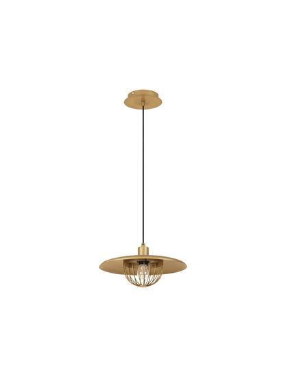 Nova Luce FOX Pendelleuchte E27 Gold 150x33cm dimmbar 9035951