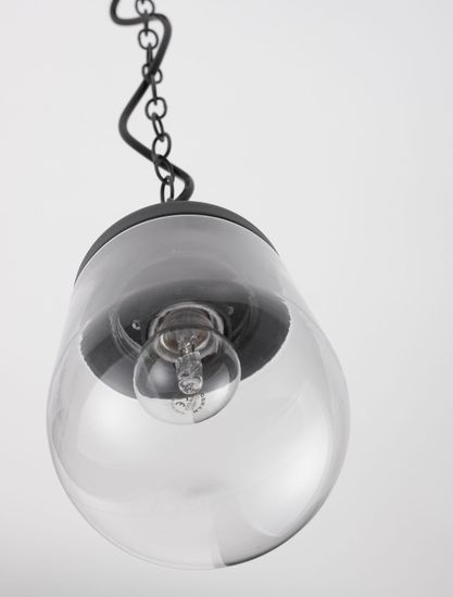 Nova Luce OMIKA Hängeleuchte E27 Grau 12W IP54 15x15x88,5cm dimmbar 9060197