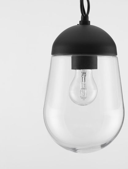 Nova Luce OMIKA Hängeleuchte E27 Grau 12W IP54 15x15x88,5cm dimmbar 9060197