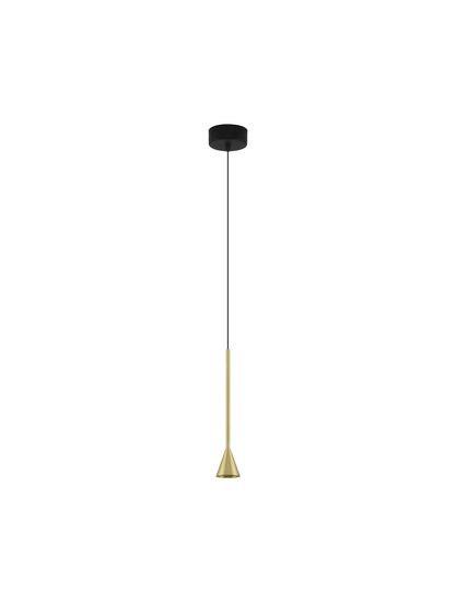 Nova Luce NET LED Pendelleuchte Schwarz 6W Warmweiss 150x6cm dimmbar 9060217